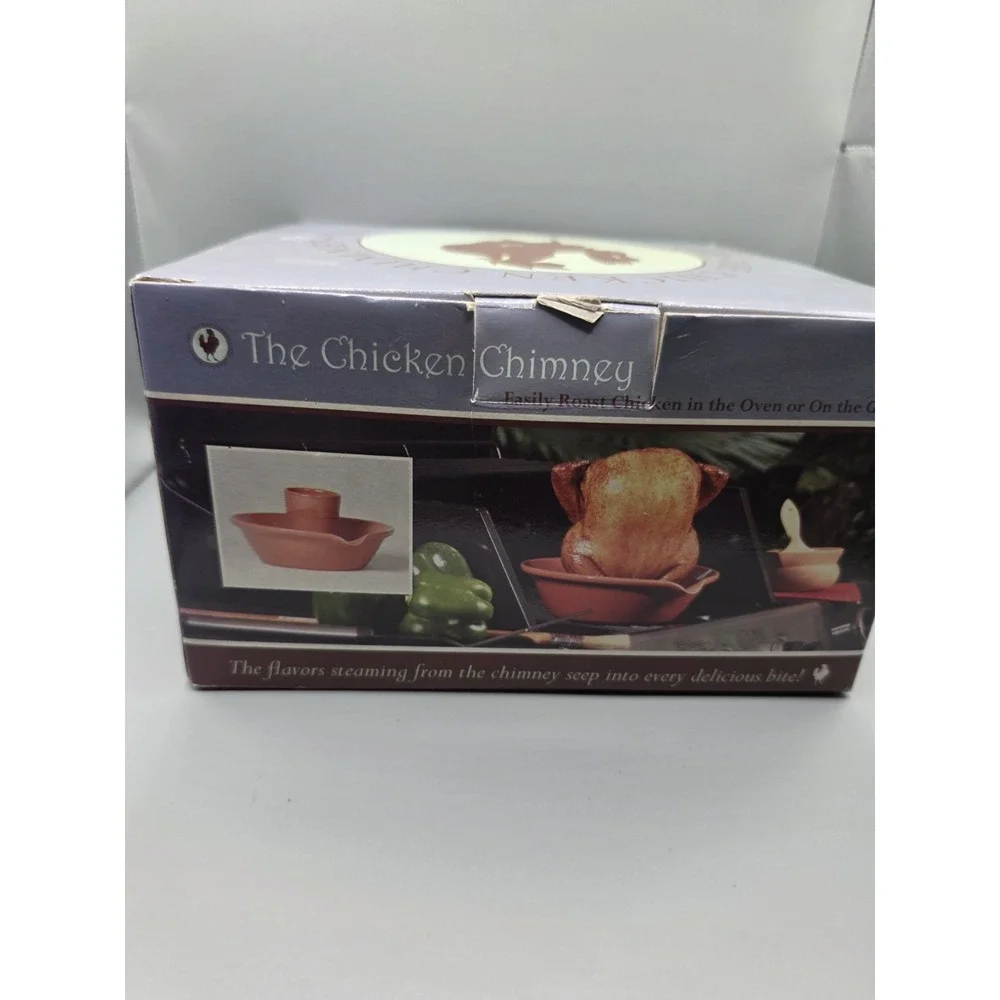 The Chicken Chimney Simonton Ceramic Chicken Roaster Oven Grill Thailand w/ Box